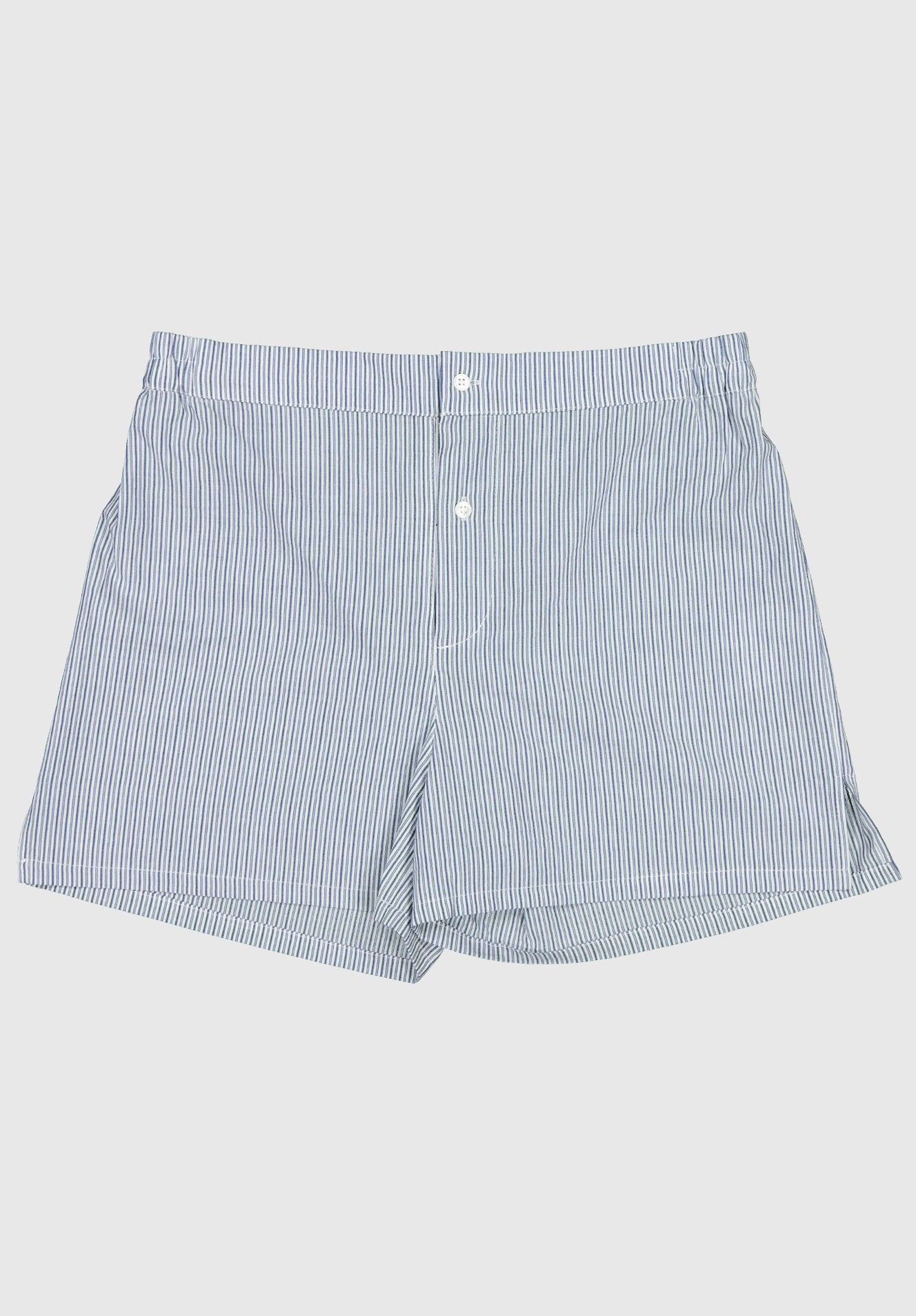 NO 3 Short - Azure Double Stripe - No Ordinary Sleepwear